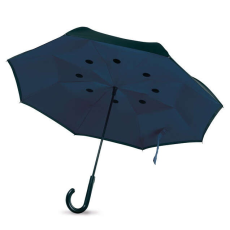  Fordított Esernyő kifordítható dupla rétegű 102cm #sötétkék