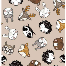  Forest animals bútorfólia öntapadós tapéta 45cmx2m tapéta, díszléc és más dekoráció