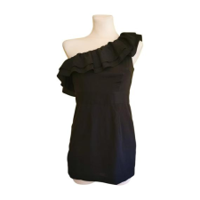  Forever 21 fekete félvállas női ruha (méret: S) női ruha
