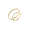 Forever Gold 14K arany karikagyűrű pár - ETH-BAR-0-010-B-283-S
