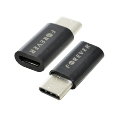 Forever MicroUSB anya - USB-C apa adapter kábel és adapter