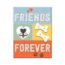 Forever RETRO Friends Forever - Hűtőmágnes hűtőmágnes