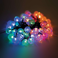 Forever String színes, elemes LED Fényfüzér 80db izzóval - Gömb karácsonyfa izzósor