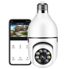 Forgatható Smart Wifi IP kamera E27 megfigyelő kamera