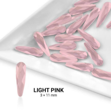  Formakő csepp alakú - 3x11mm - Light Pink 20db körömdíszítő
