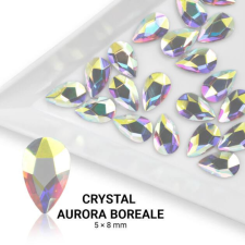 Formakő csepp alakú - 5x8mm - Crystal AB 20db körömdíszítő