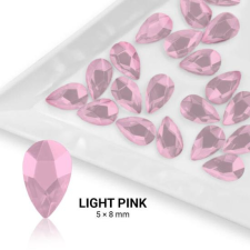  Formakő csepp alakú - 5x8mm - Light Pink körömdíszítő