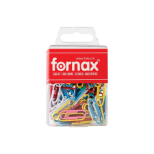 Fornax Gemkapocs FORNAX BC-46 színes Nr.2 (32mm-es) műanyag dobozban gemkapocs, tűzőkapocs