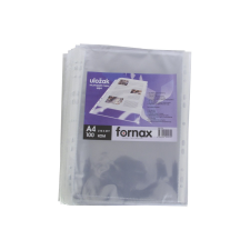 Fornax Genotherm lefűzhető A4, 50 micron, víztiszta Fornax 100 dbcsomag, lefűző