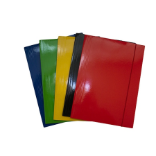 Fornax gumis mappa A4 piros fényes karton 400 gr 400984 mappa