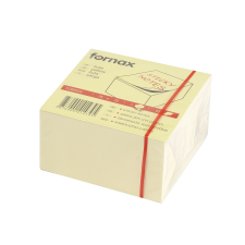 Fornax Jegyzettömb öntapadó, 75x75mm, 450lap, Fornax sárga jegyzettömb