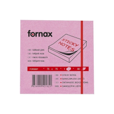 Fornax öntapadós jegyzettömb 75x75mm 80 lap neon rózsaszín jegyzettömb