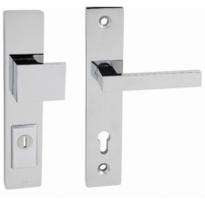  Forte Biztonsági Ciilindervédős Fényes króm 90 mm PZ Gomb/Kilincs zár és alkatrészei