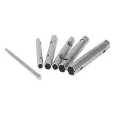 Fortum csillag-villás kulcs, 61CrV5 mattkróm; 19mm FORTUM villáskulcs