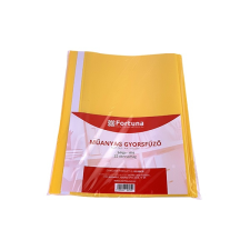 Fortuna Gyorsfűző fortuna műanyag sárga 25 db/csomag lefűző
