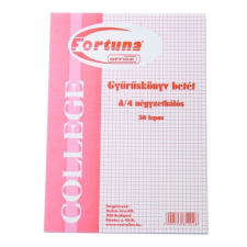 Fortuna GYŰRŰSBETÉT FORTUNA NAGY 50 LAPOS KOCKÁS jegyzettömb