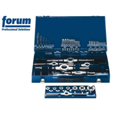 Forum Professional Solutions FORUM Kézi menetfúró-metsző-magfúró klt. M3-M12 HSS menetmetsző, menetfúró