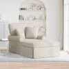  Fotel Loungba Szoknyával Krémszínű 157 x 91 x 91 cm ARES