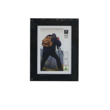  Fotókeret műanyag Vivo fekete S 13 cm x 18 cm fényképkeret
