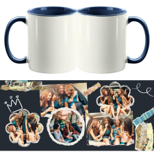  Fotókollázs, kétoldalas fényképes bögre - 1 db bögrék, csészék