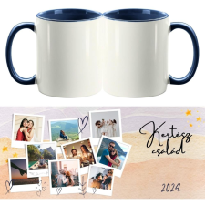  Fotókollázs V., kétoldalas fényképes bögre - 1 db bögrék, csészék