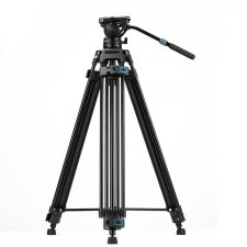 Fotopro DV-3A Aluminium Video-Tripod (185cm Állvány) + Video-Fluid Fej tripod