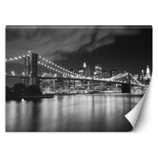  Fotótapéta, Brooklyn híd éjszaka New York - 300x210 cm tapéta, díszléc és más dekoráció