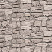  Fotótapéta Kőfal különféle szürke és krémszínű 300 x 200 cm tapéta, díszléc és más dekoráció