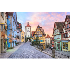  Fotótapéta Naplemente Rothenburgban, 400 x 250 cm tapéta, díszléc és más dekoráció