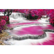  Fotótapéta Pink waterfall, 350 x 250 cm tapéta, díszléc és más dekoráció