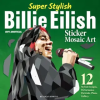 Fox Chapel Publishing Super Stylish Billie Eilish Sticker Mosaic Art | Logan Powell
