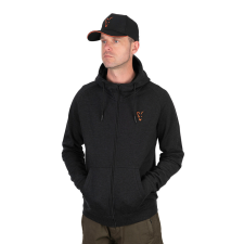 Fox Collection LW Hoody Black & Orange pulóver XXXL (CCL195) horgászkiegészítő