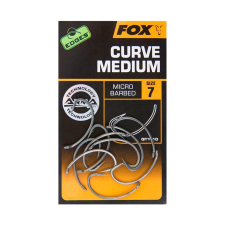 FOX Curve Shank Medium horog 10db teflon bevonattal - 4 horog