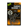  Fox Edges™ Curve Shank X size 1 bojlis horog 10db (CHK221)