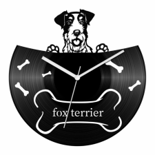  Fox terrier bakelit óra falióra