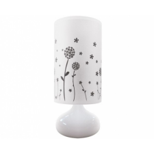 foxled.hu Strühm Zyta asztali lámpa fehér virág mintával világítás