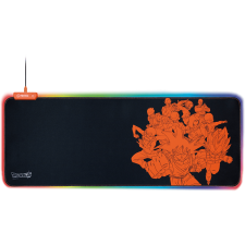 FR-TEC DragonBall gaming egérpad, RGB élvilágítás, 800x300x3 mm, fekete (Dbpcmoupadgo) asztali számítógép kellék