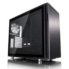 FRACTAL DESIGN Define R6 Black TG Window Számítógépház - Fekete számítógép ház
