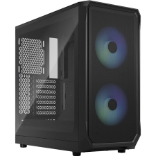 FRACTAL DESIGN Focus 2 RGB Black TG Clear Tint számítógép ház