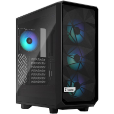 FRACTAL DESIGN Meshify 2 Compact Lite RGB Black TG Light Tint számítógép ház