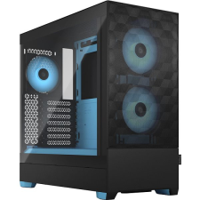 FRACTAL DESIGN Pop Air RGB Cyan Core TG Clear Tint számítógép ház
