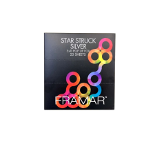 Framar Star Struck Silver 25db Elővágott Dombornyomott Fólia Készlet fodrászkellék