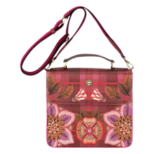 Frances crossbody táska, Piros, 25x9x21,5 cm, Flores Felices kollekció kézitáska és bőrönd