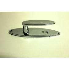 Francia Fényes Króm 90 mm PZ zár és alkatrészei