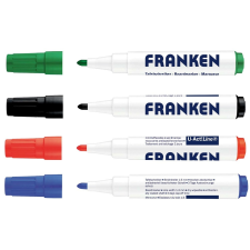 Franken Táblamarker 1-3mm kerek, antibakteriális 4-es klt FRANKEN filctoll, marker