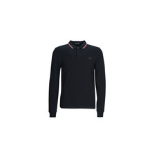 Fred Perry Hosszú ujjú galléros pólók LS TWIN TIPPED SHIRT Tengerész EU L