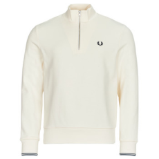 Fred Perry Pulóverek HALF ZIP SWEATSHIRT Bézs EU S