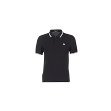 Fred Perry Rövid ujjú galléros pólók SLIM FIT TWIN TIPPED Fekete EU S férfi póló