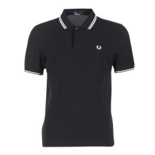 Fred Perry Rövid ujjú galléros pólók SLIM FIT TWIN TIPPED Fekete EU XS férfi póló