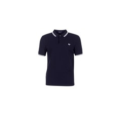 Fred Perry Rövid ujjú galléros pólók SLIM FIT TWIN TIPPED Tengerész EU XXL